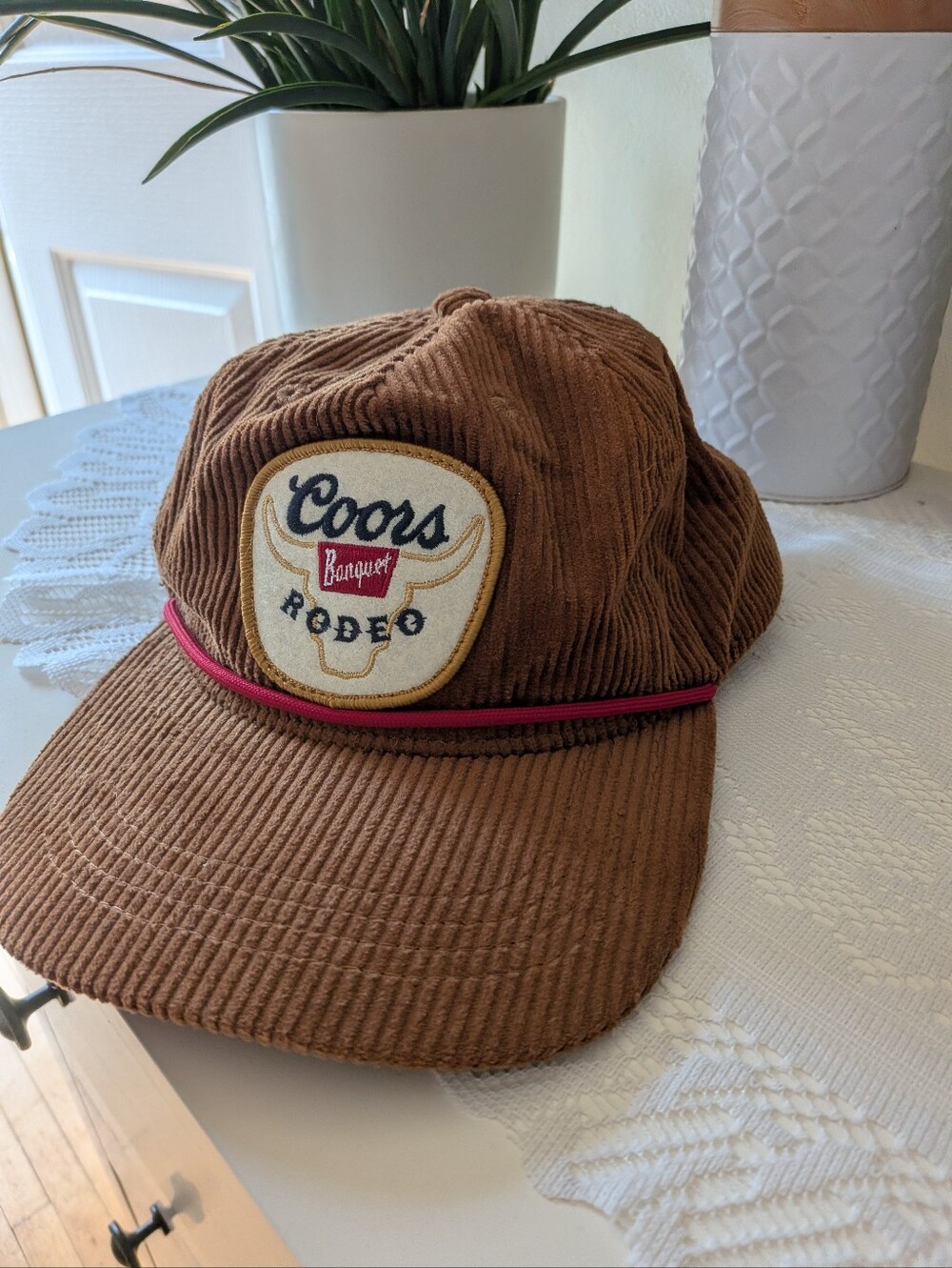 Coors Banquet Rodeo Brown Corduroy Cap